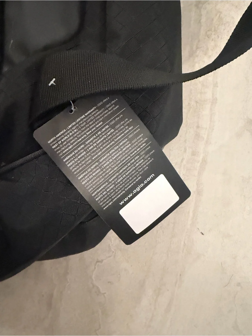 OGIO Black Duffel Bag Ripstop Gym Bag